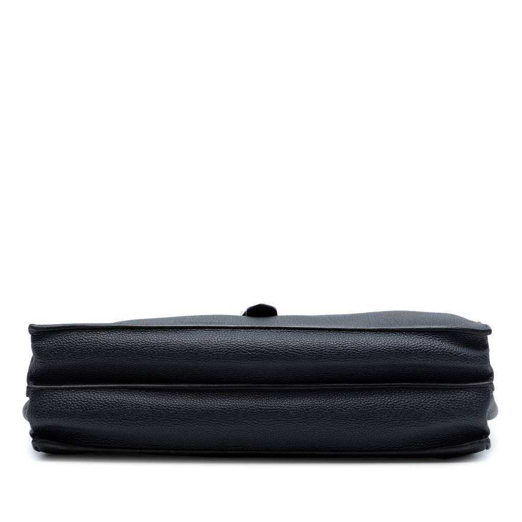 Hermès Togo Sac a Depeches 41 Blue Leather Good condition - Inside View