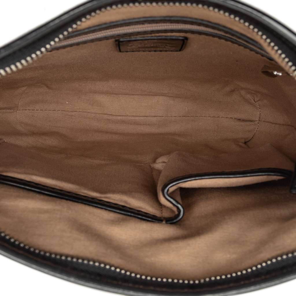 Burberry Supernova Check Coated Canvas Dryden Crossbody Beige Good condition - Model View