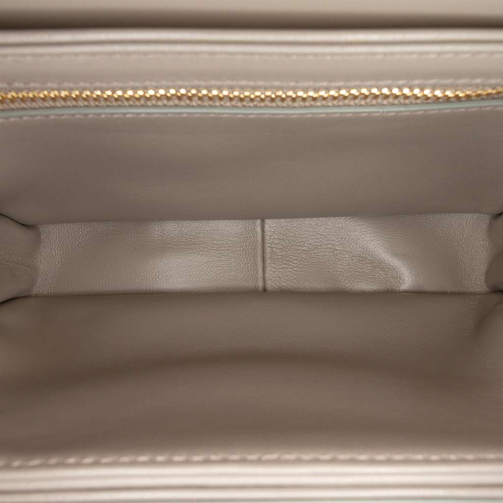 Celine Teen Shiny Calfskin Triomphe Crossbody Brown Leather Very good condition - Model View