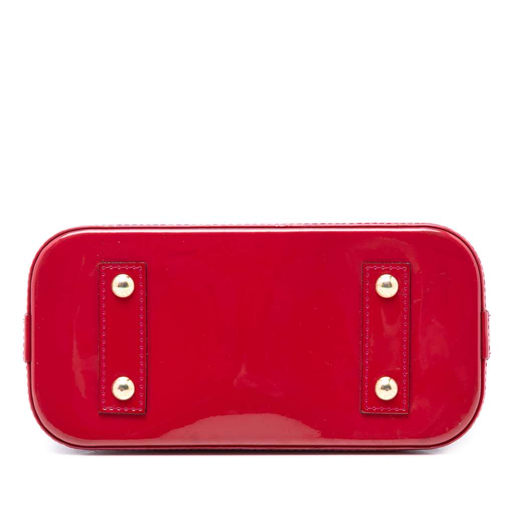 Louis Vuitton Monogram Vernis Alma BB Pink Leather Good condition - Inside View