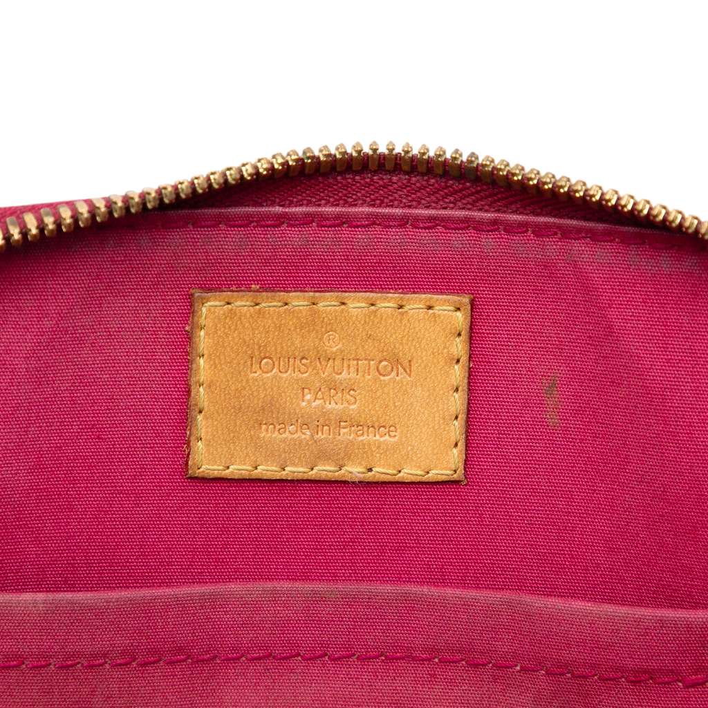 Louis Vuitton Monogram Vernis Alma BB Pink Leather Good condition - Box View