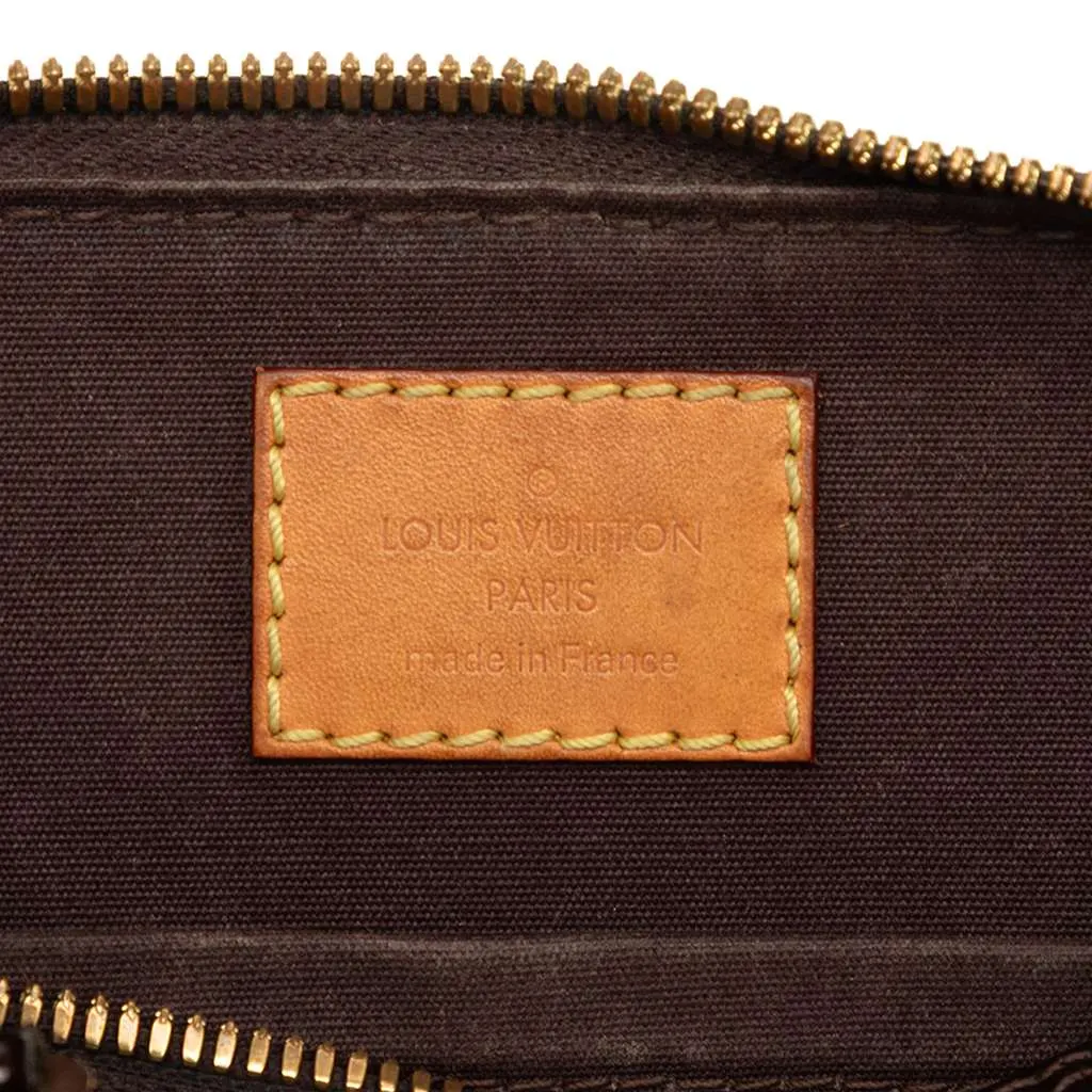 Louis Vuitton Monogram Vernis Alma BB Purple Leather Very good - Box View