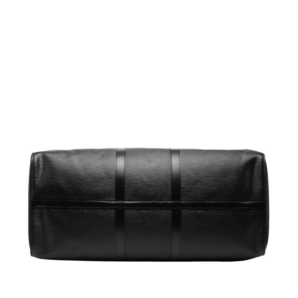 Louis Vuitton Epi Keepall 55 Black Leather Good condition - Inside View