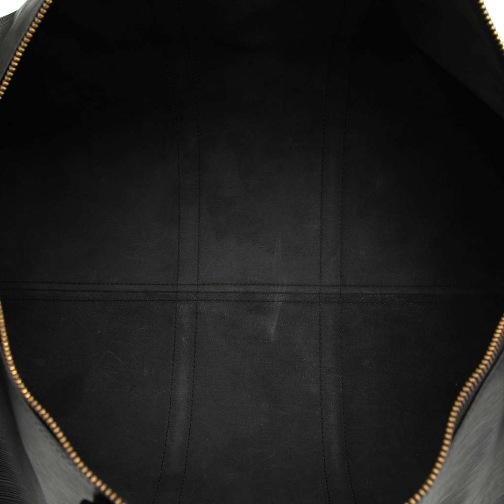 Louis Vuitton Epi Keepall 55 Black Leather Good condition - Model View