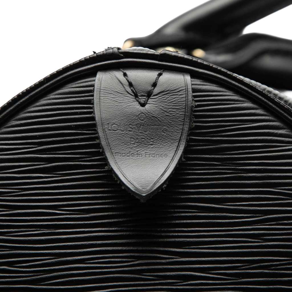 Louis Vuitton Epi Keepall 55 Black Leather Good condition - Box View