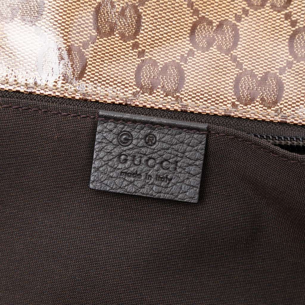 Gucci GG Crystal Crossbody Beige Canvas Good condition - Box View