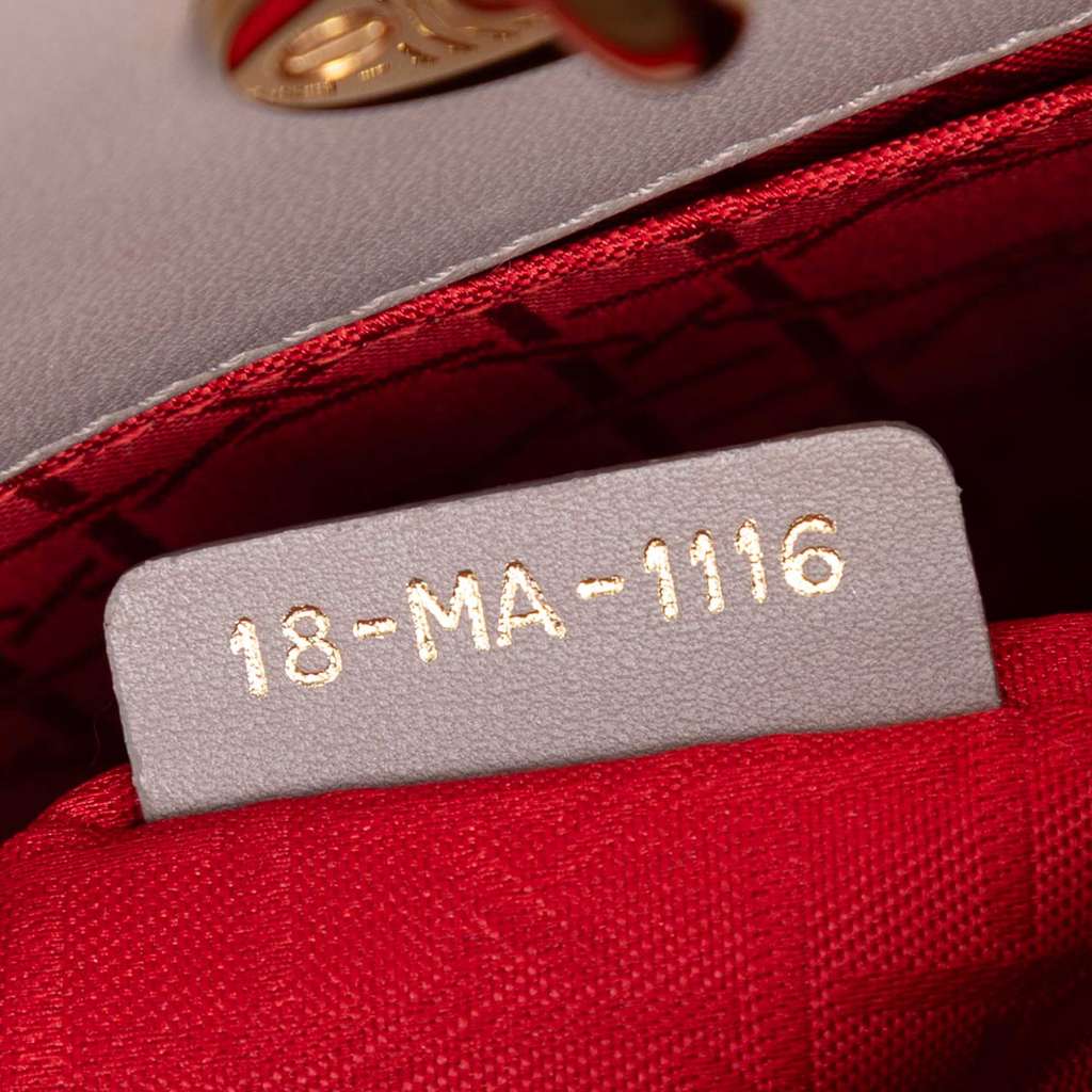 Dior Small Lambskin Cannage My ABCDior Lady Dior Brown Leather Good condition - Box View