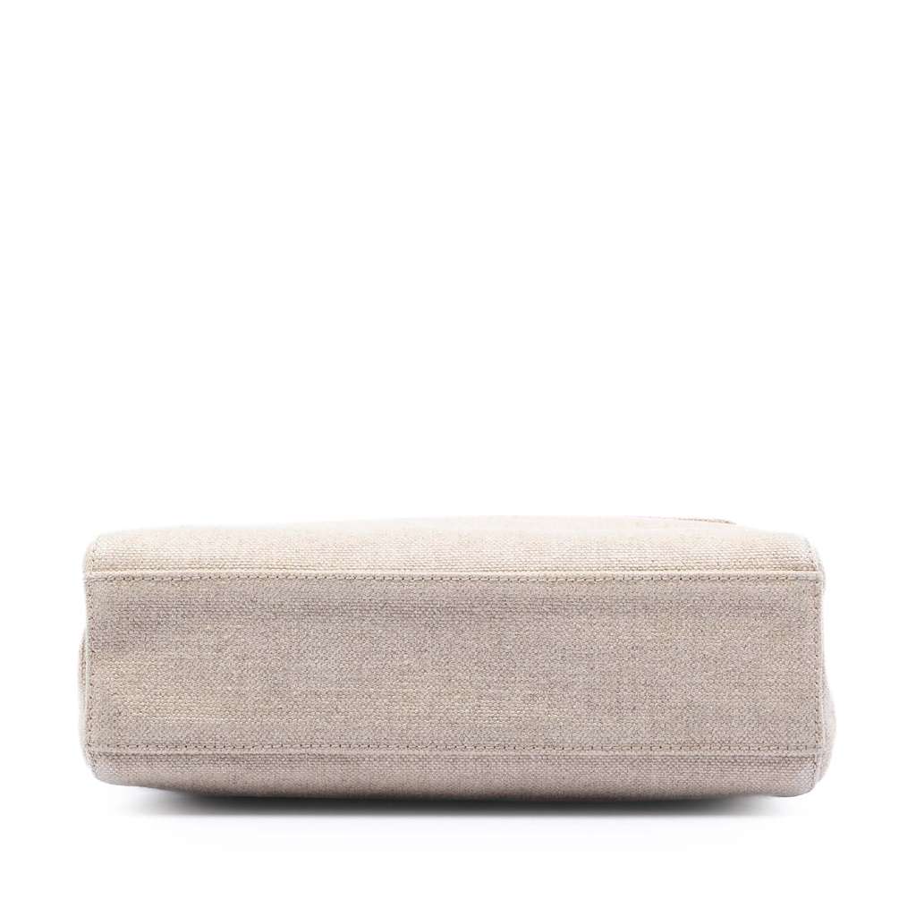 Chanel Medium Canvas Kelly Top Handle Bag Brown Canvas Good condition - Inside View