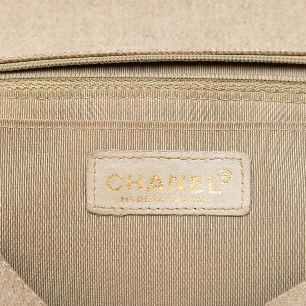 Chanel Medium Canvas Kelly Top Handle Bag Brown Canvas Good condition - Box View