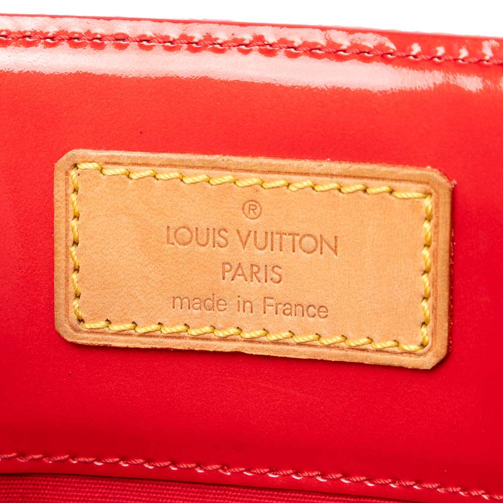 Louis Vuitton Monogram Vernis Reade MM Red Leather Good condition - Box View