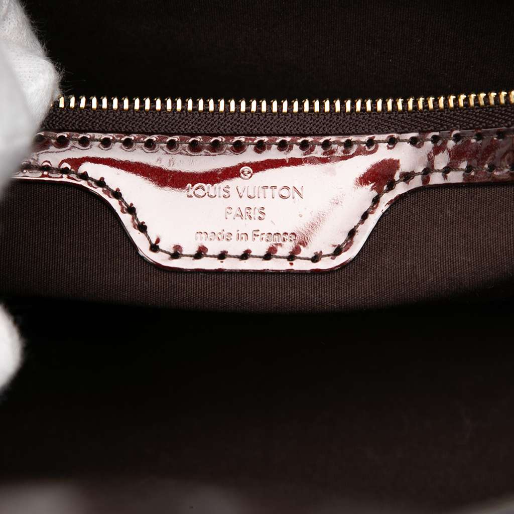 Louis Vuitton Monogram Vernis Wilshire PM Purple Leather Good condition - Box View