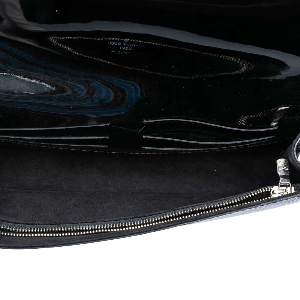 Louis Vuitton Electric Epi Sevigne Clutch Black Leather Good condition - Model View