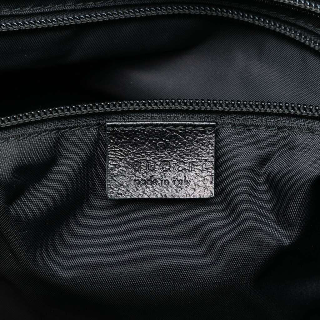 Gucci GG Canvas Web Tote Black Canvas Good condition - Box View