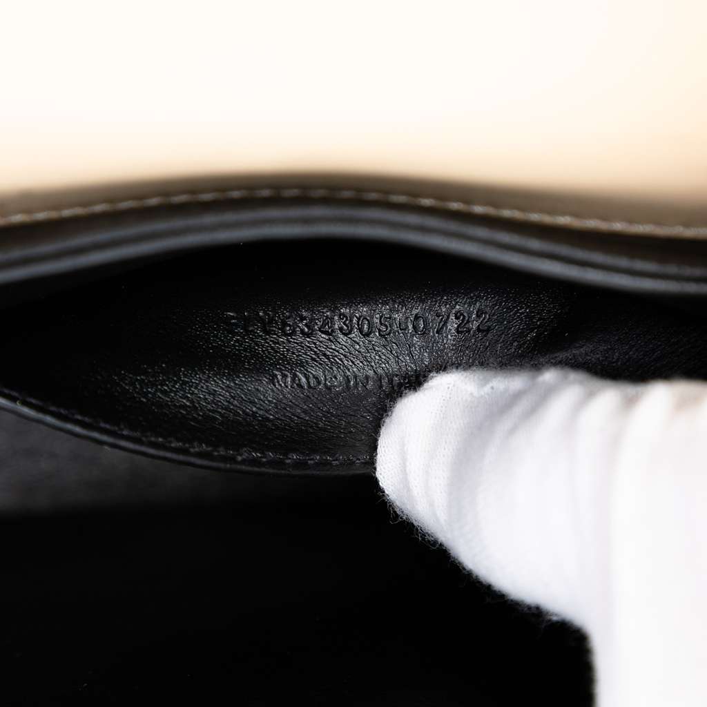 Saint Laurent Medium Smooth Calfskin Solferino Satchel In Box Brown Leather Good condition - Box View