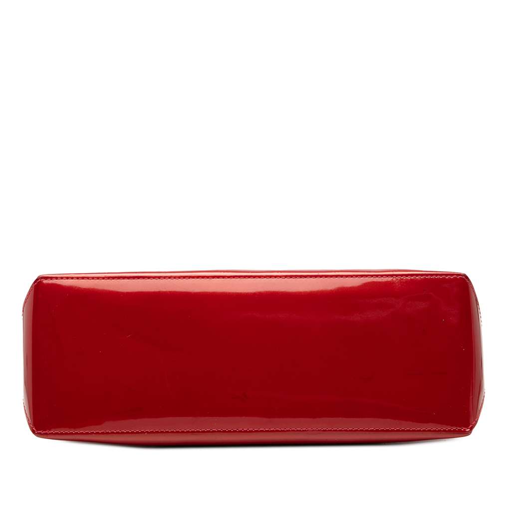 Louis Vuitton Monogram Vernis Wilshire PM Red Leather Good condition - Inside View