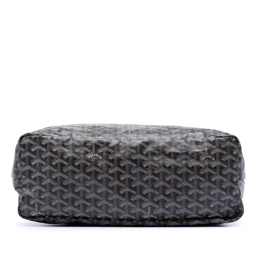 Goyard Goyardine Saint Louis PM Black Canvas Very good - Inside View