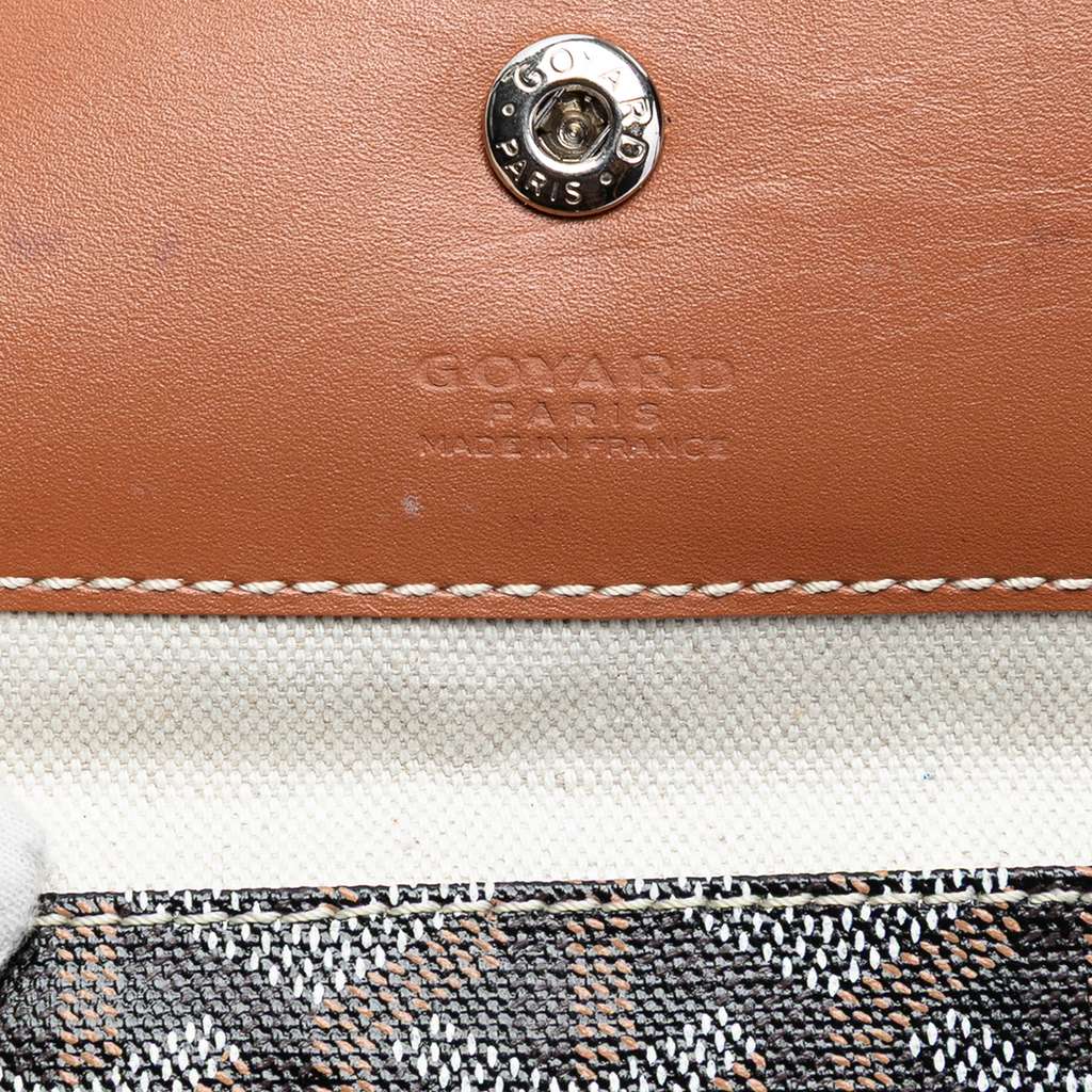 Goyard Goyardine Saint Louis PM Black Canvas Good condition - Box View