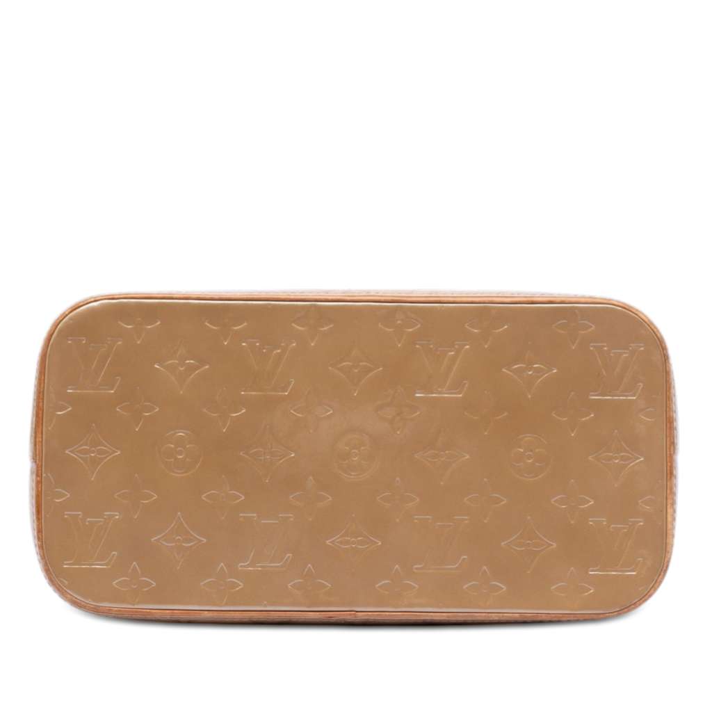 Louis Vuitton Monogram Vernis Houston Beige Leather Good condition - Inside View