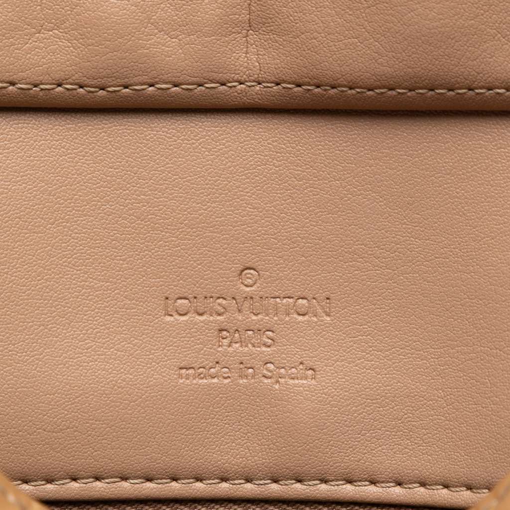 Louis Vuitton Monogram Vernis Houston Beige Leather Good condition - Box View