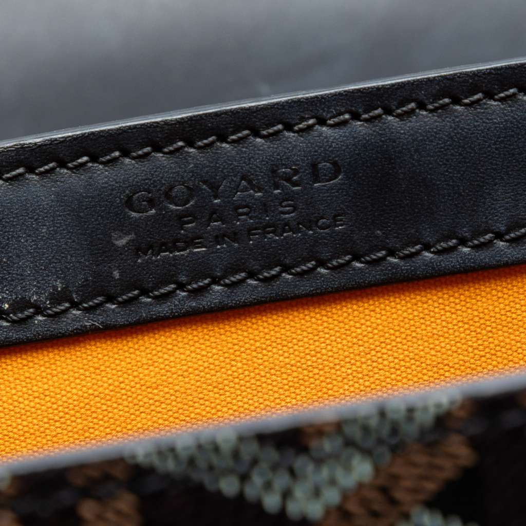 Goyard Goyardine Saigon Structured PM Black Canvas Good condition - Box View