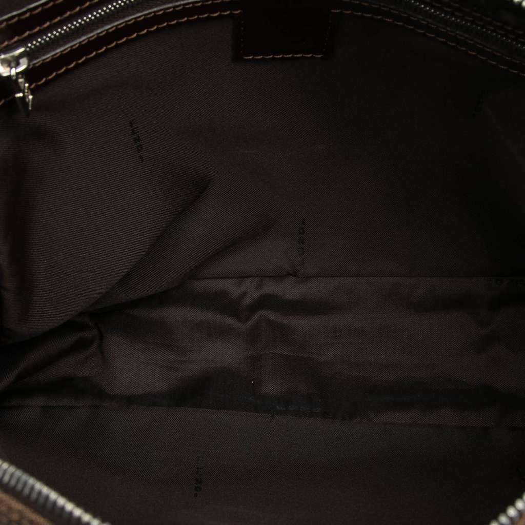 Fendi Zucca Canvas Satchel Brown Canvas Good condition - Model View