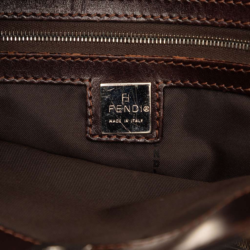 Fendi Zucca Canvas Tote Brown Canvas Good condition - Box View