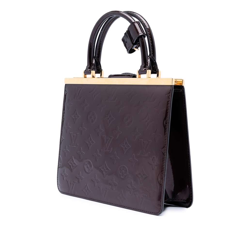 Louis Vuitton Monogram Vernis Deesse PM Purple Leather Good condition - Back View