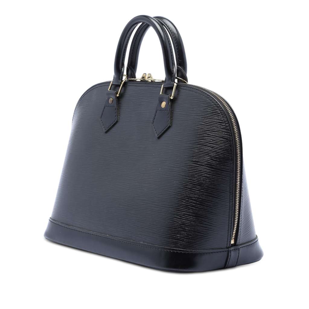 Louis Vuitton Epi Alma PM Black Leather Good condition - Back View