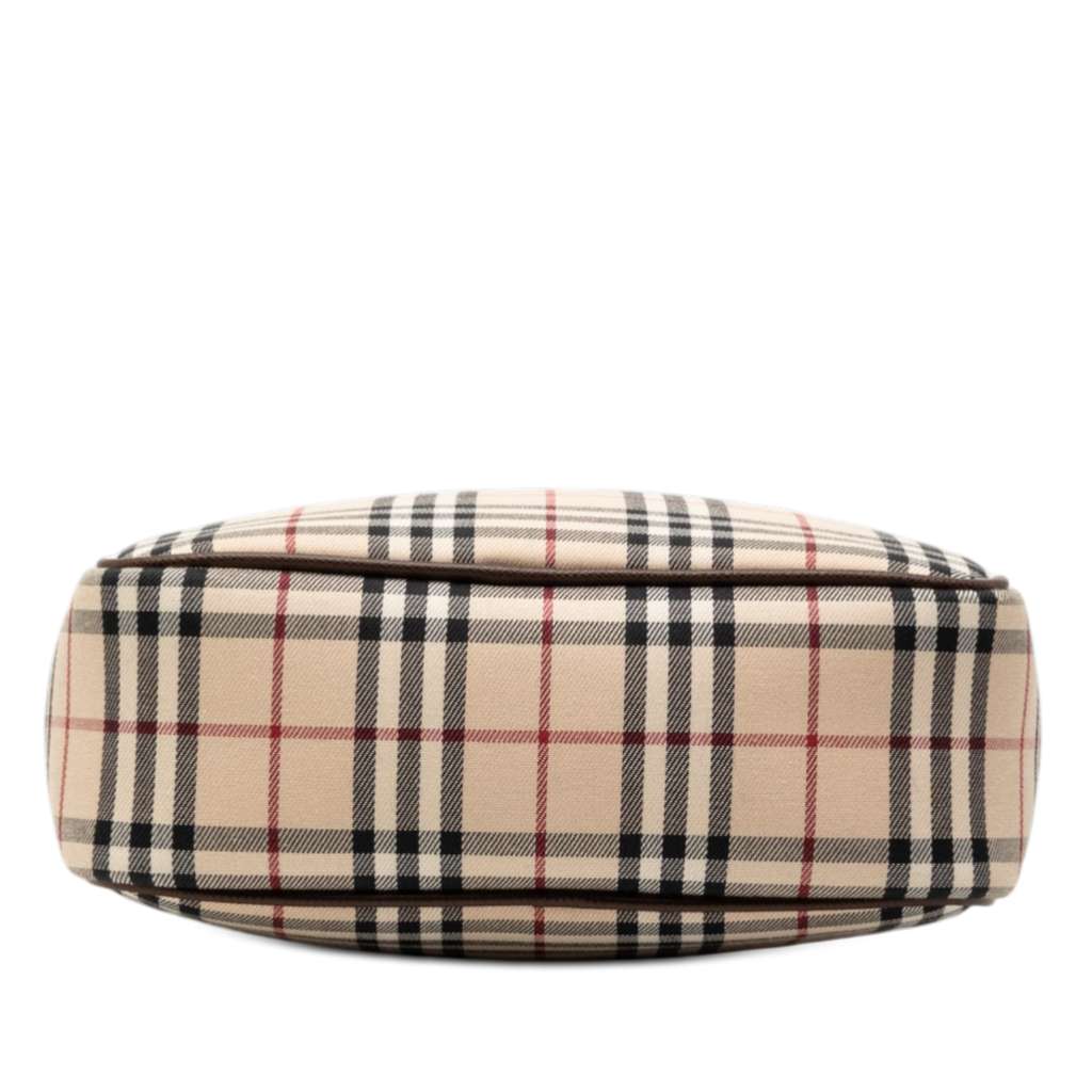 Burberry House Check Canvas Crossbody Beige Canvas Good condition - Inside View