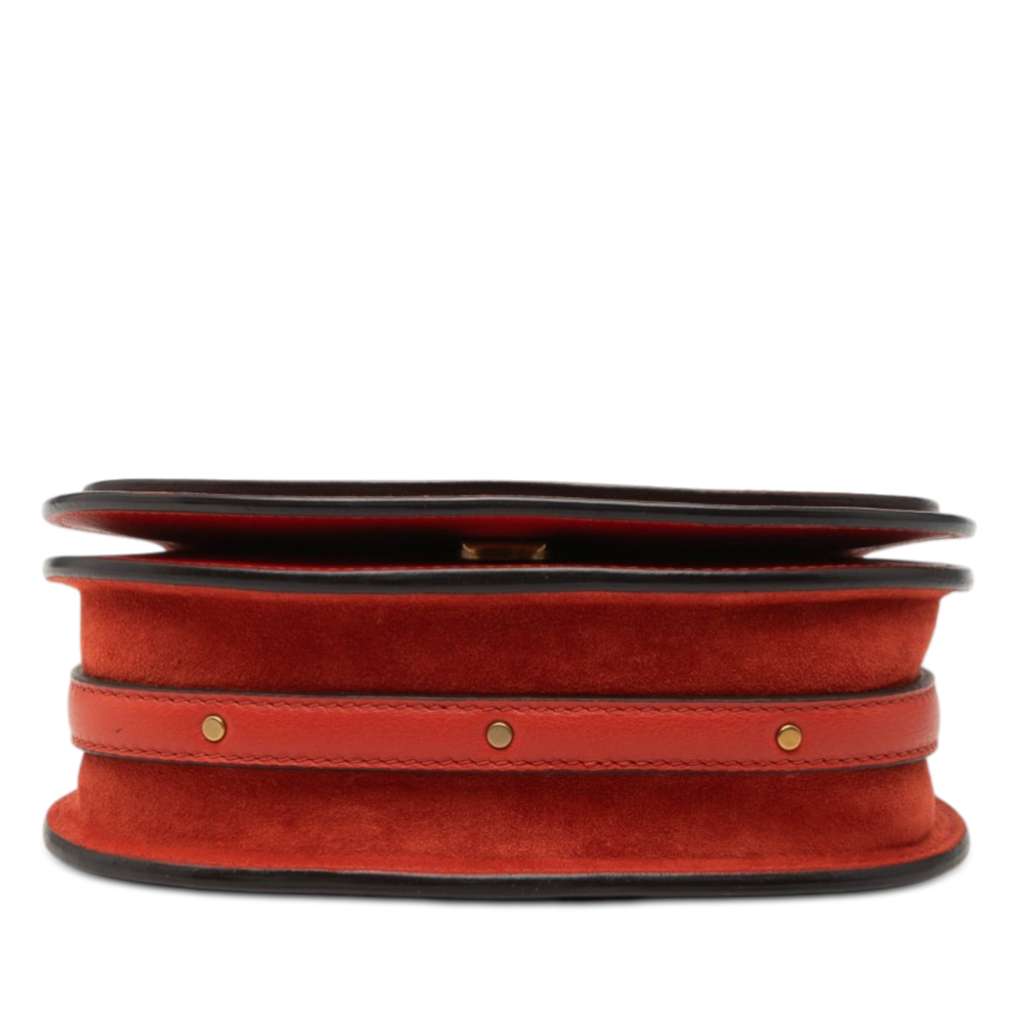 Chloé Small Leather Nile Bracelet Satchel Orange Leather Good condition - Inside View