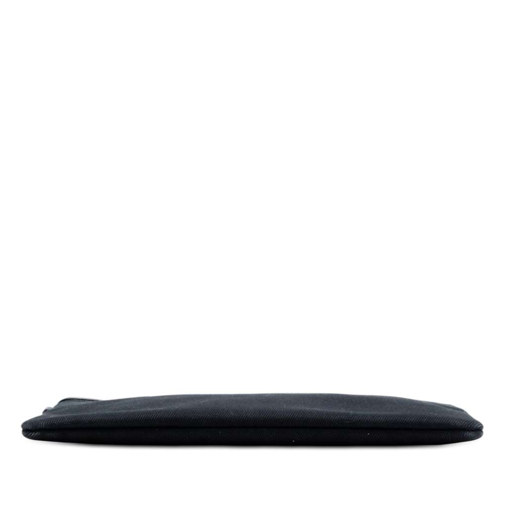 Saint Laurent Canvas Rive Gauche Clutch Black Canvas Good condition - Inside View