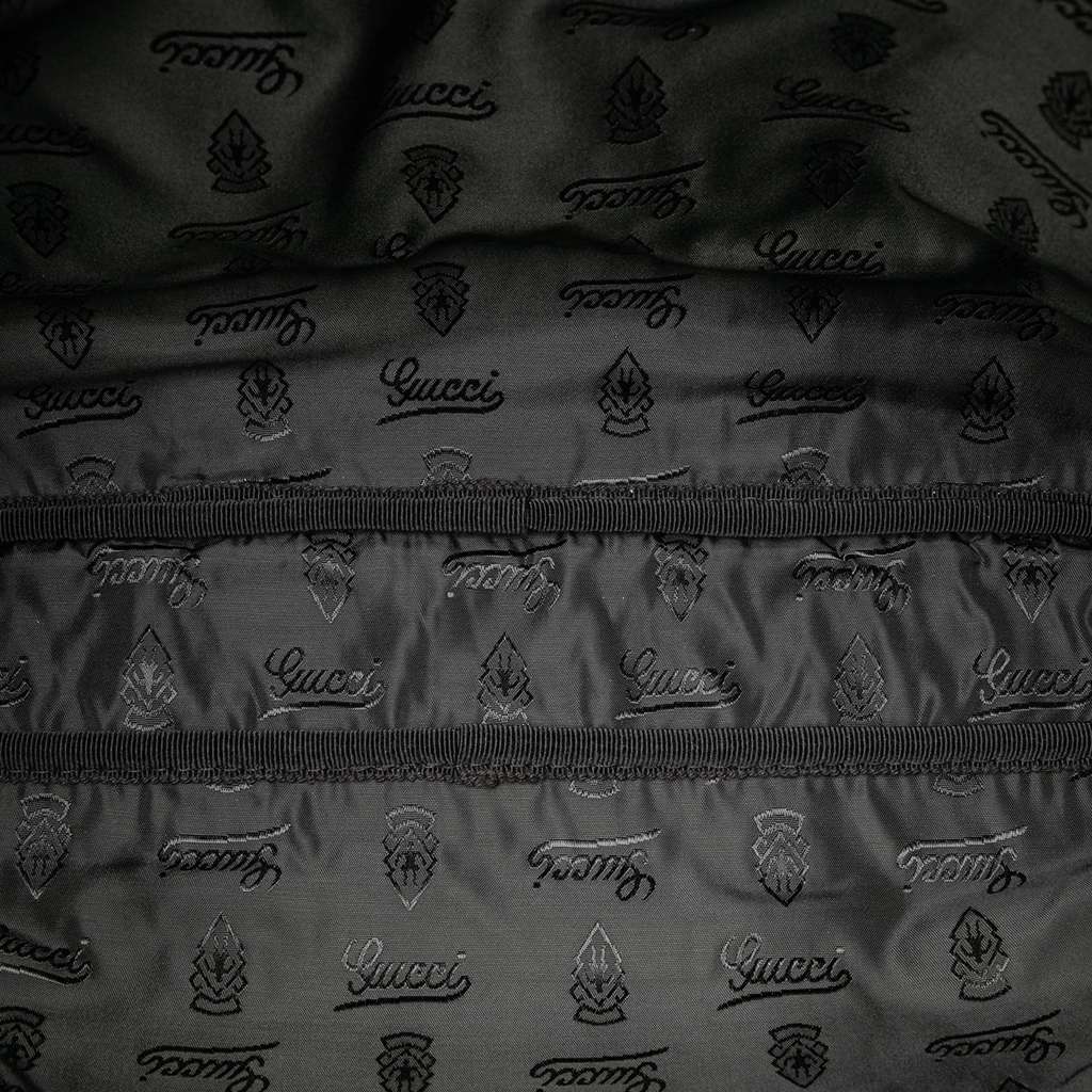 Gucci Guccissima Business Bag Black Leather Good condition - Model View