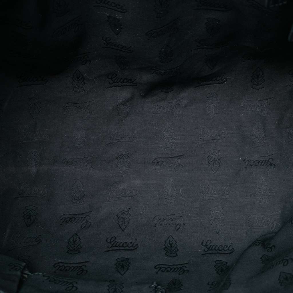 Gucci Medium GG Imprime Tote Black Canvas Good condition - Model View