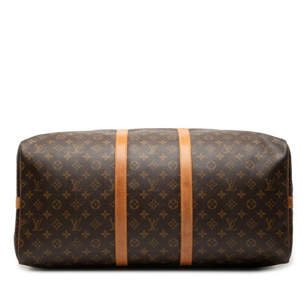 Louis Vuitton Monogram Keepall Bandouliere 55 Brown Good condition - Inside View