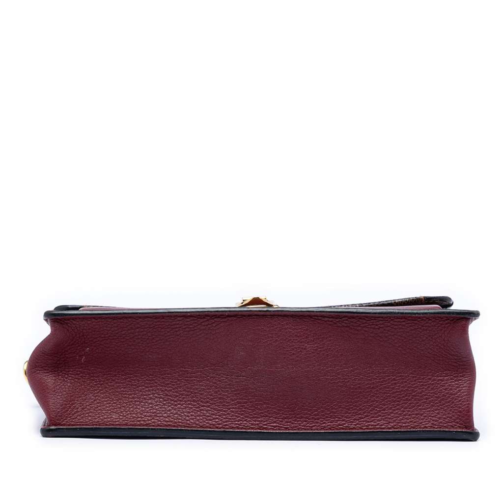 Louis Vuitton Damier Ebene Vavin Wallet on Chain Brown Good condition - Inside View