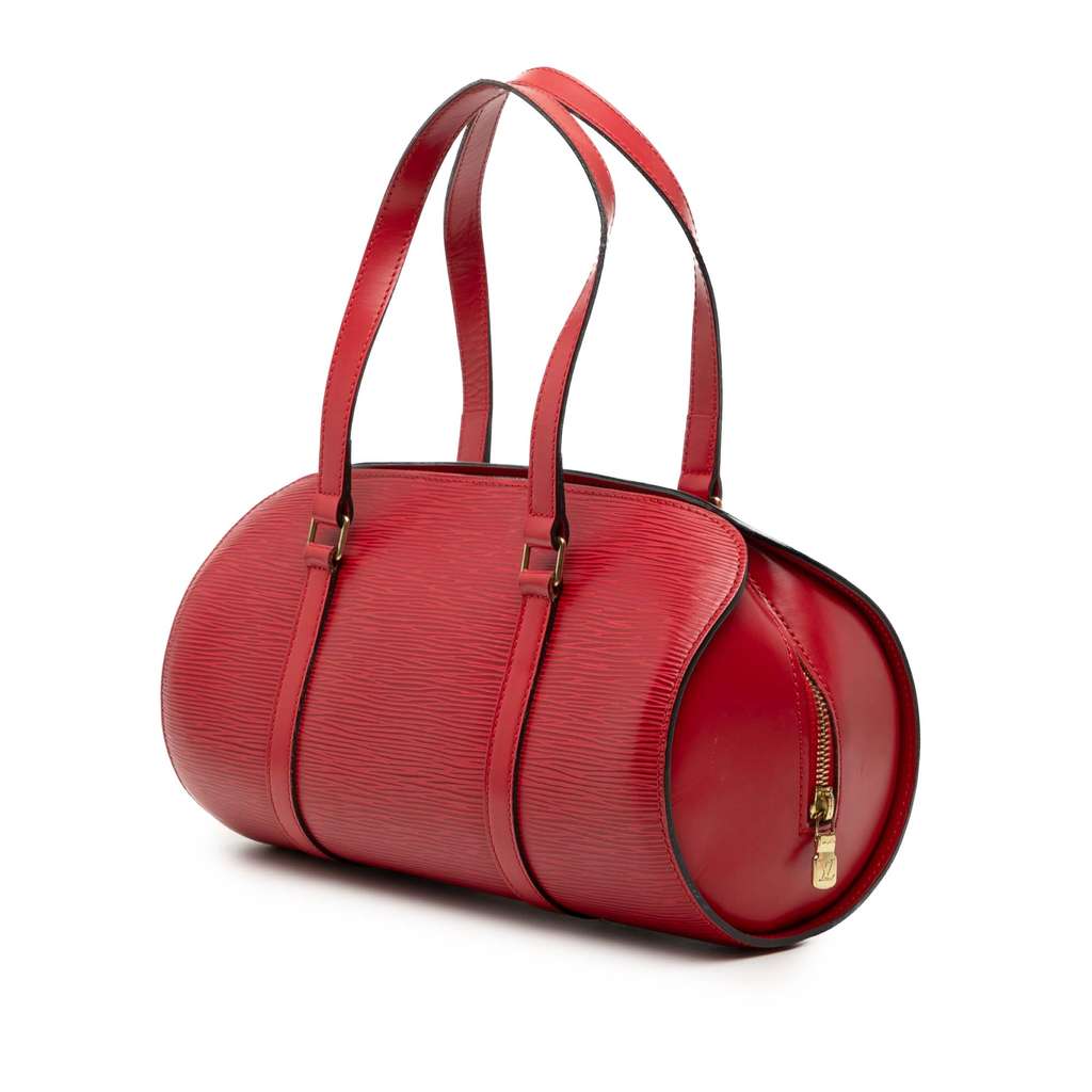 Louis Vuitton Epi Soufflot Red Leather Good condition - Back View