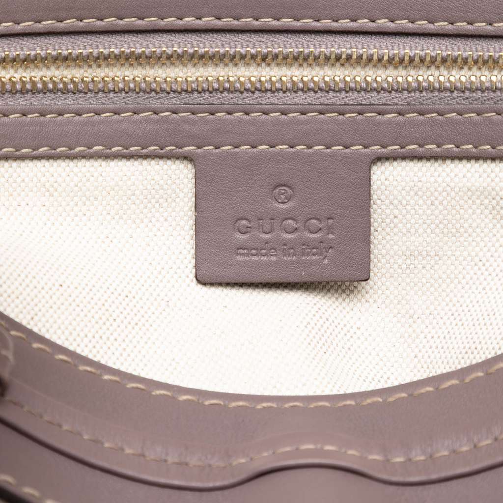 Gucci Guccissima Mayfair Tote Purple Leather Good condition - Box View