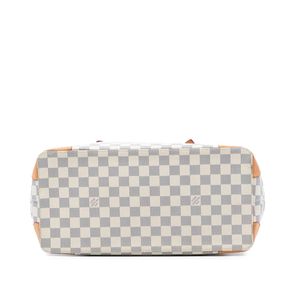 Louis Vuitton Damier Azur Hampstead MM White Good condition - Inside View