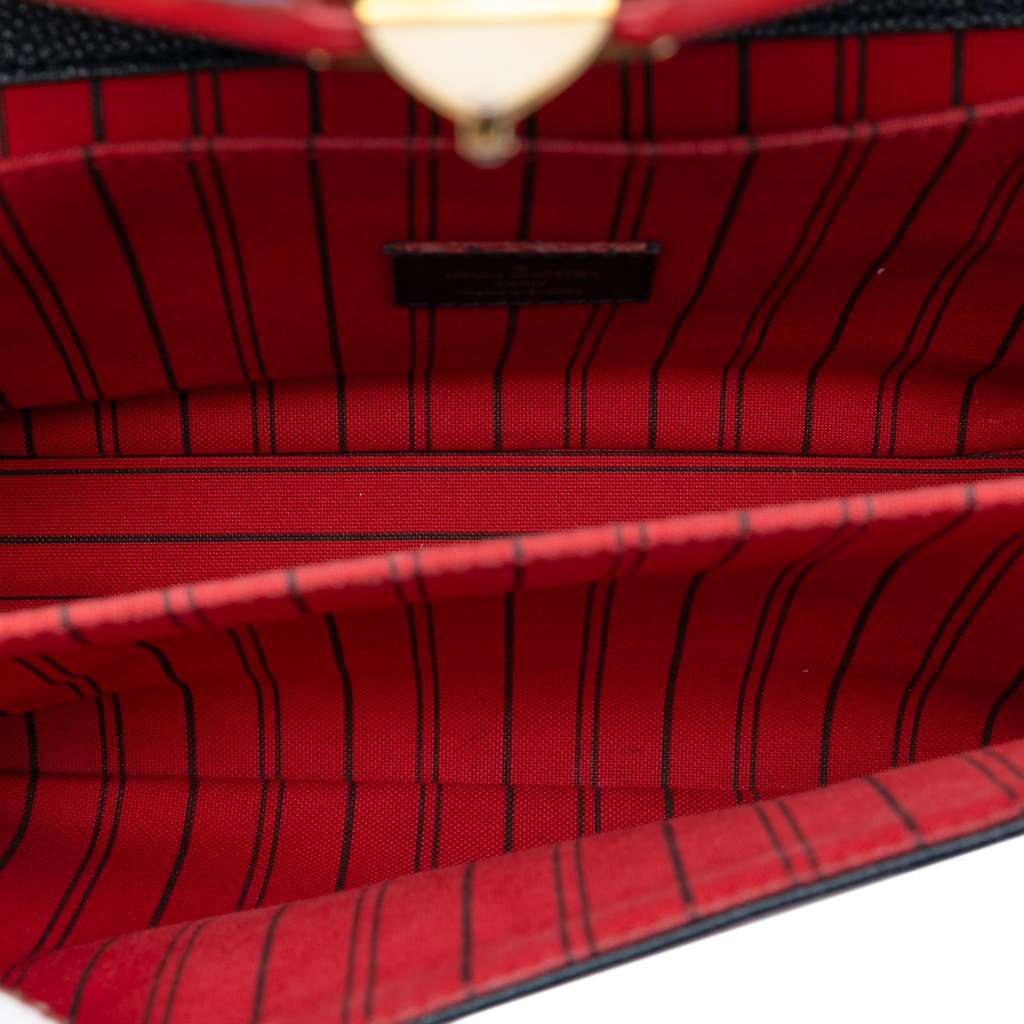 Louis Vuitton Monogram Empreinte Pochette Metis Blue Leather Good condition - Model View