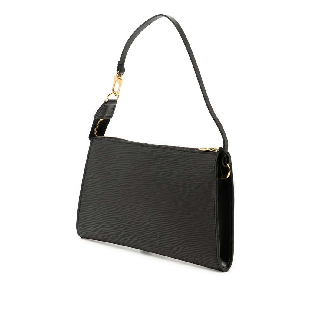 Louis Vuitton Epi Pochette Accessoires Black Leather Good condition - Back View