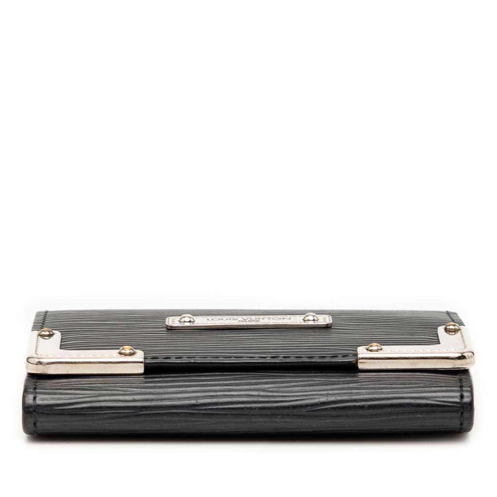 Louis Vuitton Epi Business Card Case Holder Black Leather Good condition - Inside View