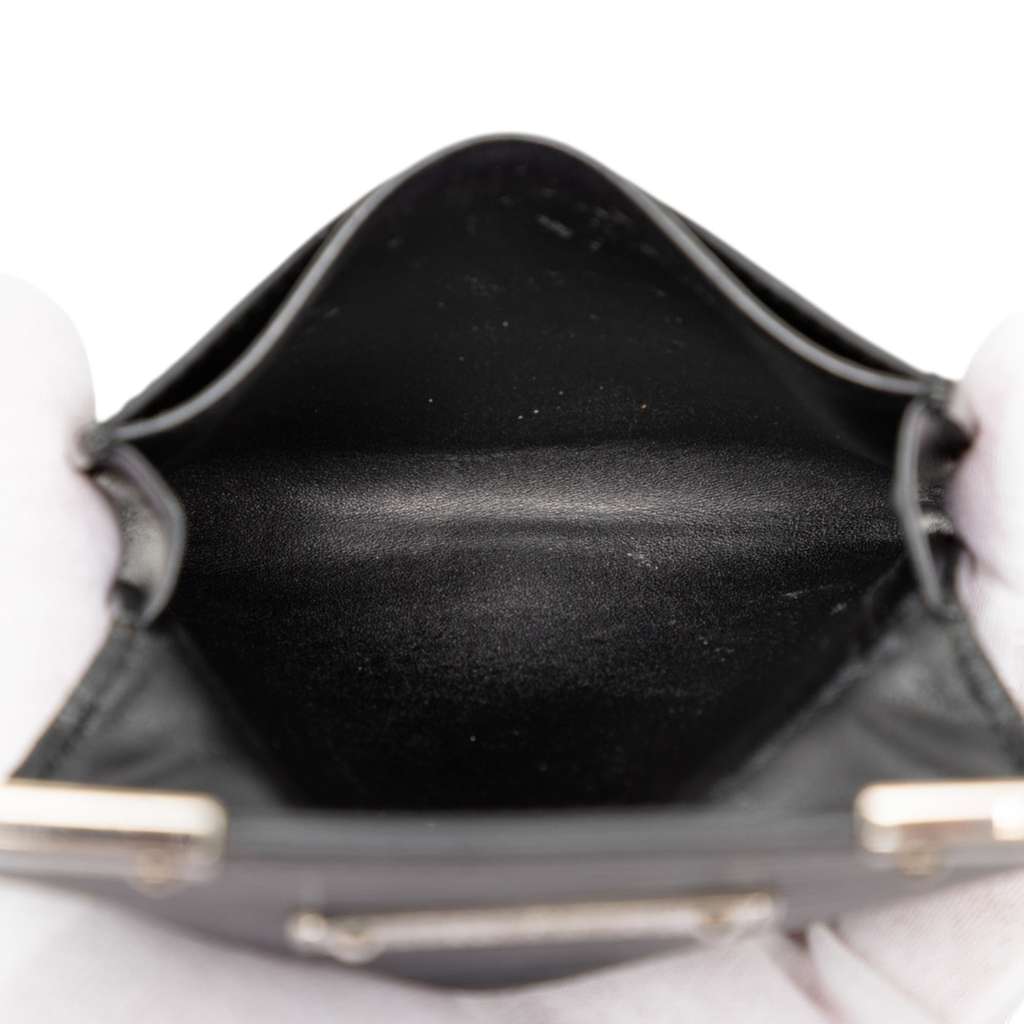 Louis Vuitton Epi Business Card Case Holder Black Leather Good condition - Model View