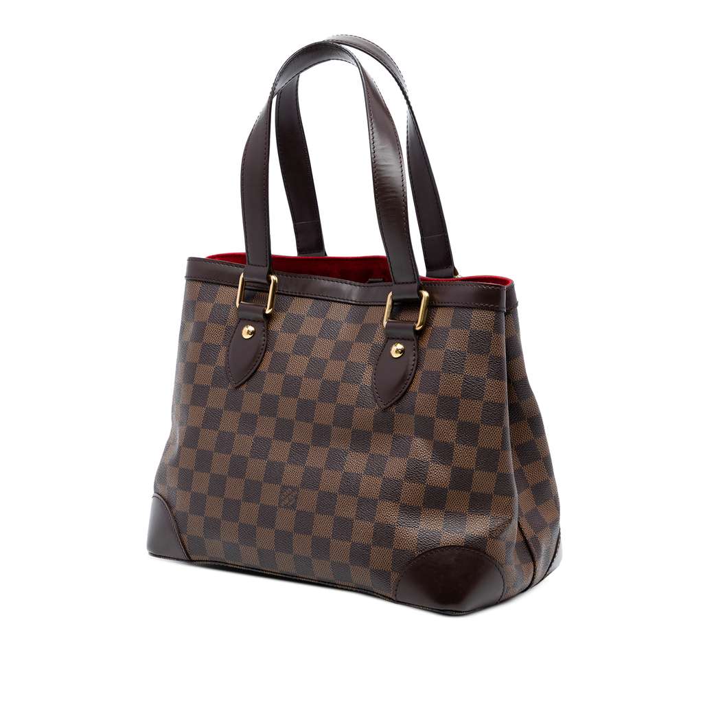 Louis Vuitton Damier Ebene Hampstead PM Brown Good condition - Back View