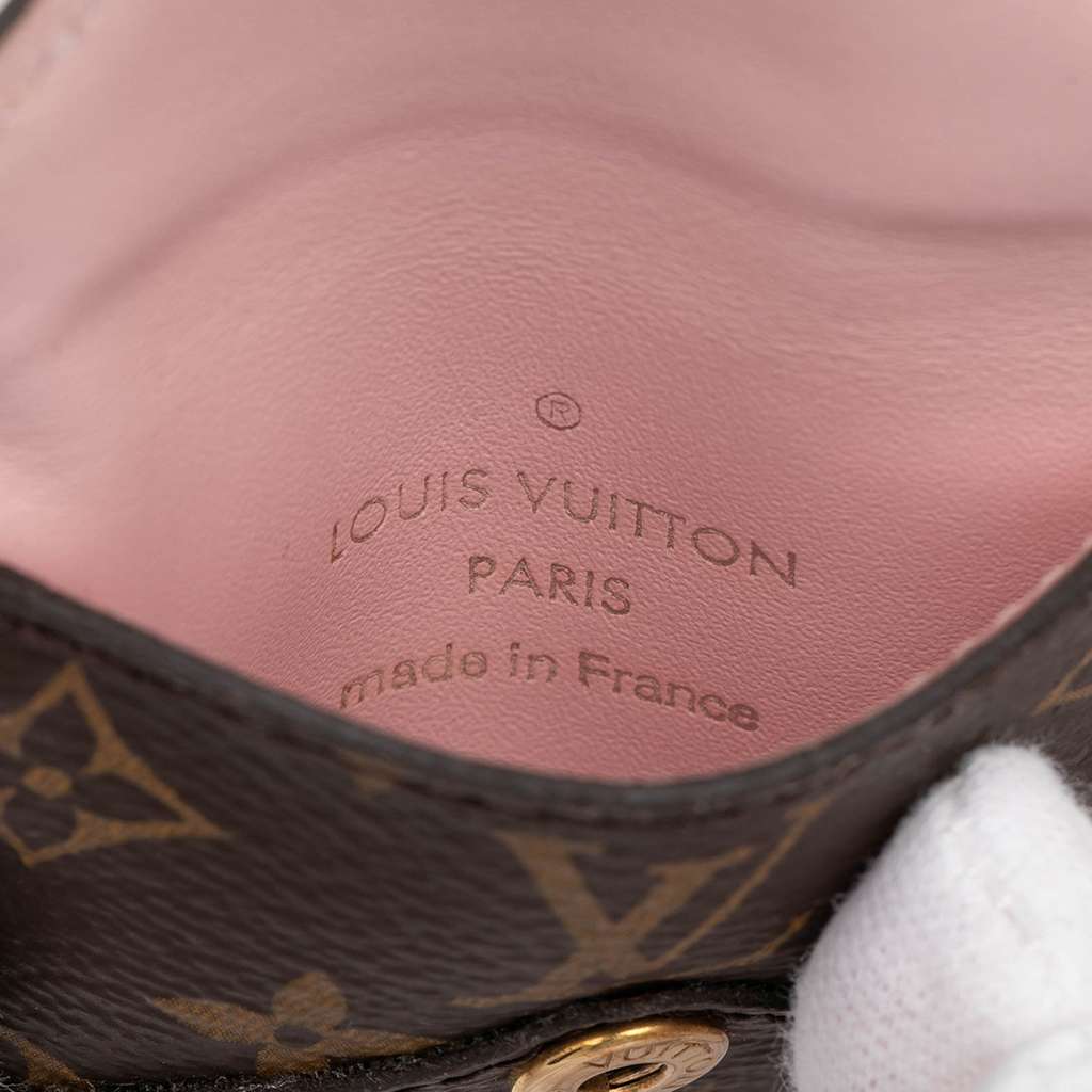 Louis Vuitton Monogram Canvas Kirigami Pouch Bag Charm and Key Holder Brown Good condition - Box View