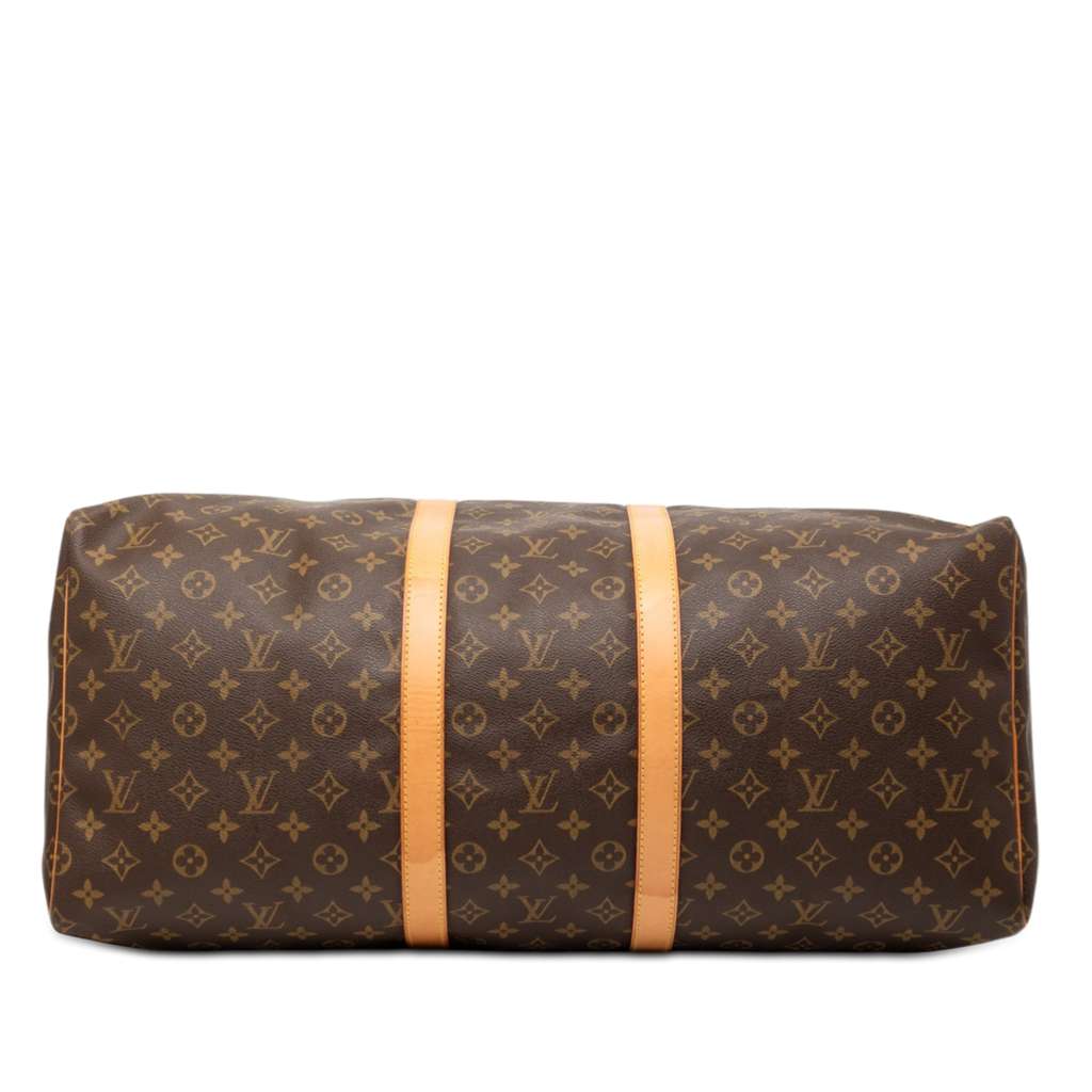 Louis Vuitton Monogram Keepall 55 Brown Good condition - Inside View