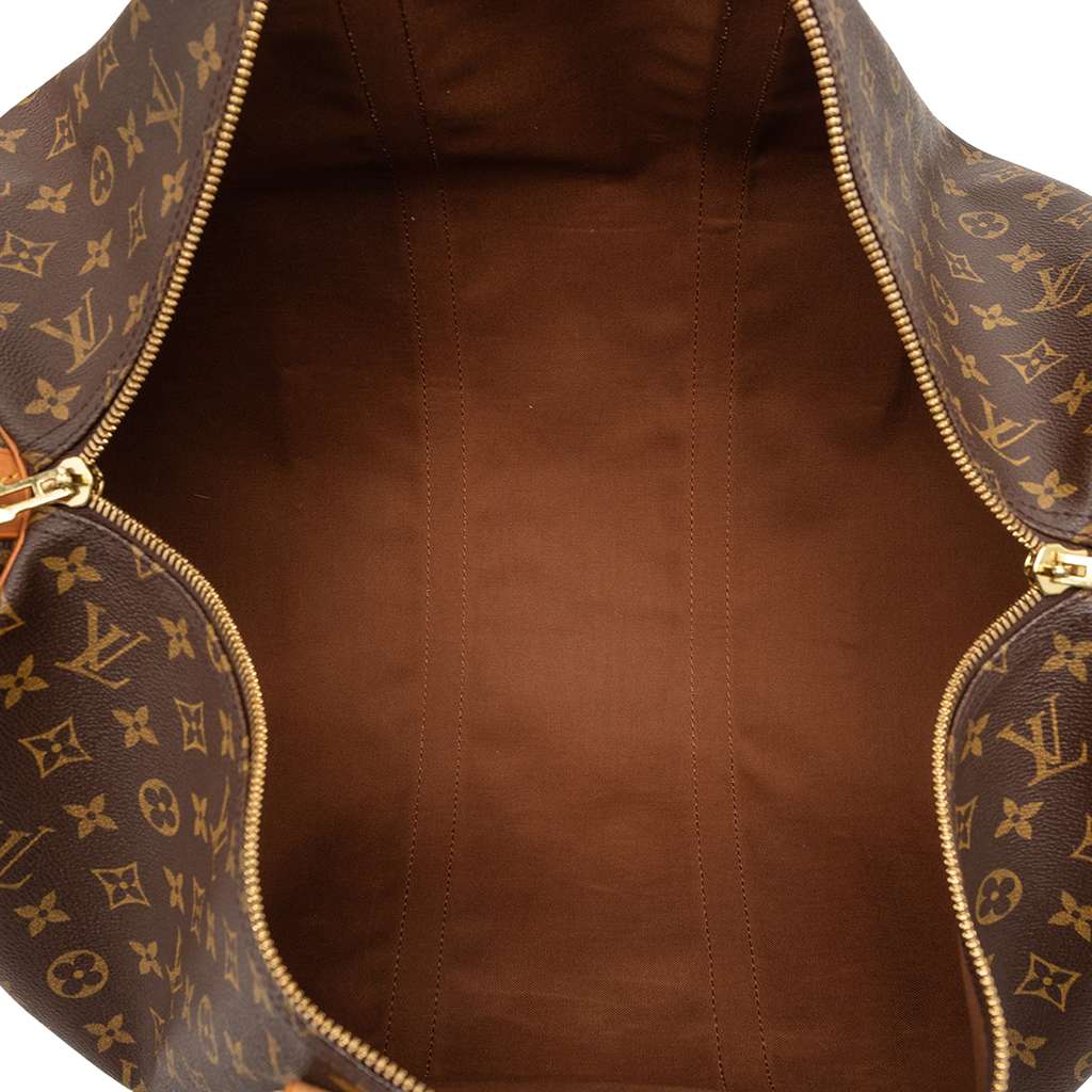 Louis Vuitton Monogram Keepall 55 Brown Good condition - Model View