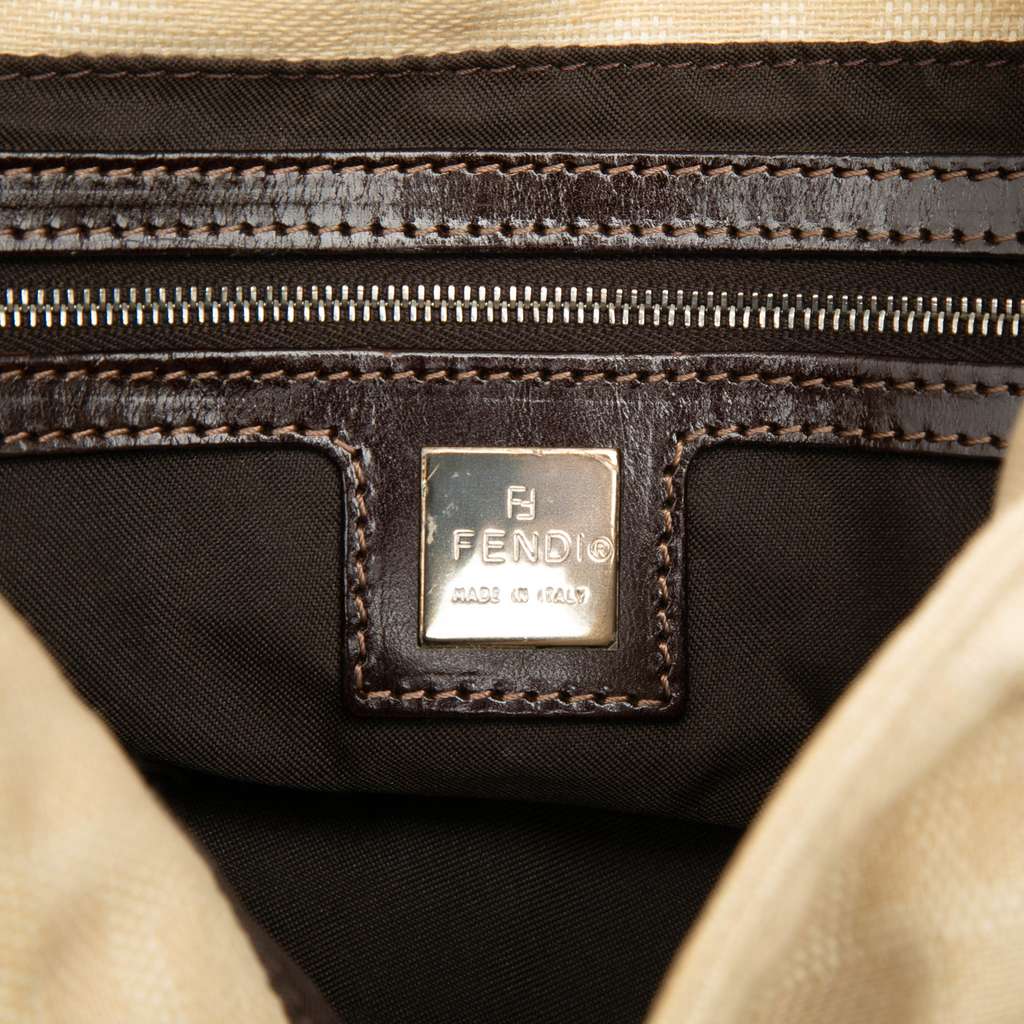 Fendi Zucca Canvas Mamma Forever Brown Canvas Good condition - Box View