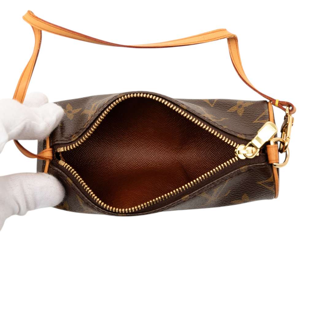 Louis Vuitton Monogram Papillon Pochette Brown Good condition - Model View