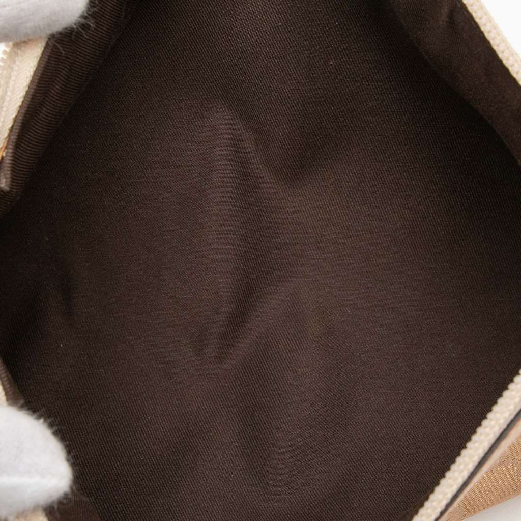 Gucci GG Canvas Abbey D Ring Pochette Beige Canvas Good condition - Model View