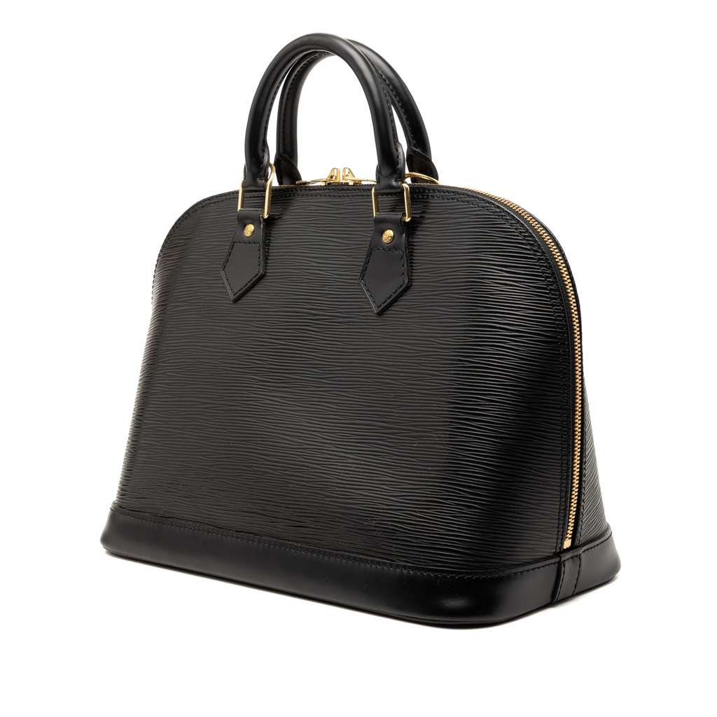 Louis Vuitton Epi Alma PM Black Leather Good condition - Back View